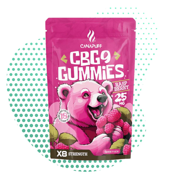 CBG9 Gummies Raspberry