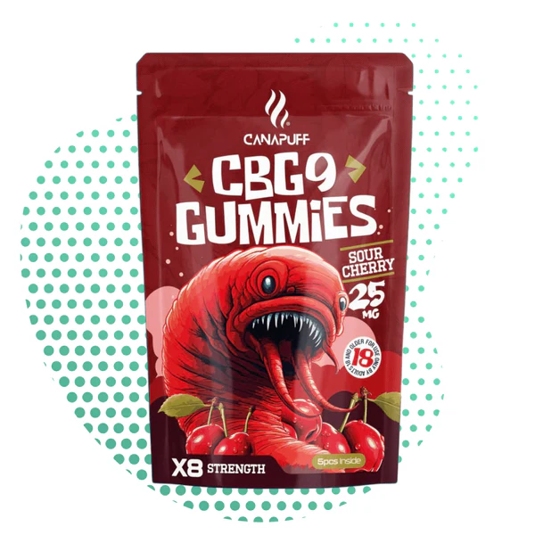 CBG9 Gummies Sour Cherry