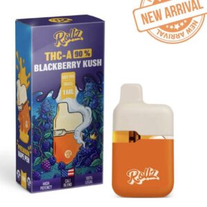 ROLLZ THCA VAPE PEN - 1.0 ml (90%) - Blackberry Kush